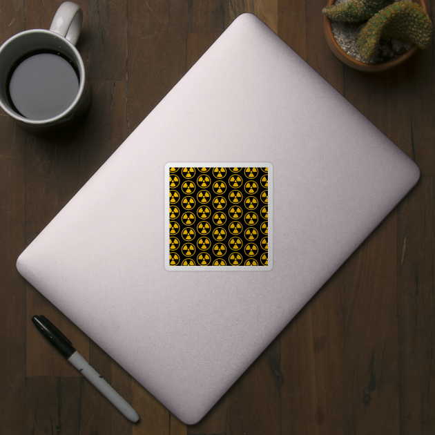 Radioactive Wall Yellow Pattern by XOOXOO